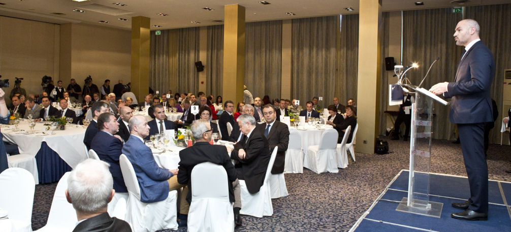 Γεύμα προς τιμή του Διοικητή της Τράπεζας της Ελλάδος κ. Γ. Στουρνάρα