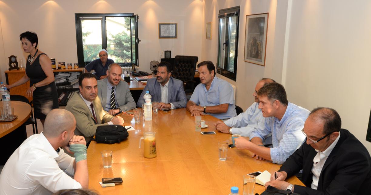 Συνάντηση της Διοίκησης του ΣΒΒΕ, με τα μέλη της Ένωσης Κονσερβοποιών Ελλάδος (Ε.Κ.Ε.) παρουσία του Γενικού Γραμματέα Βιομηχανίας κ. Γιώργου Στεργίου