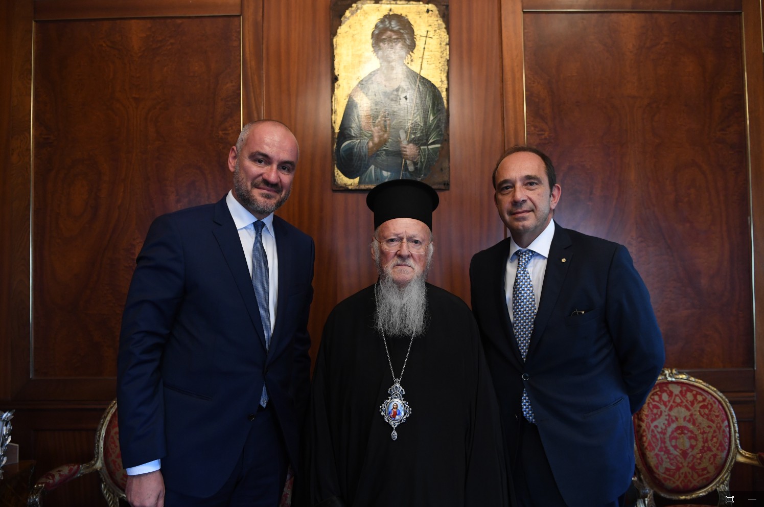 Συνάντηση της Διοίκησης του ΣΒΒΕ με την Α.Θ.Π. τον Οικουμενικό Πατριάρχη, κ.κ. Βαρθολομαίο