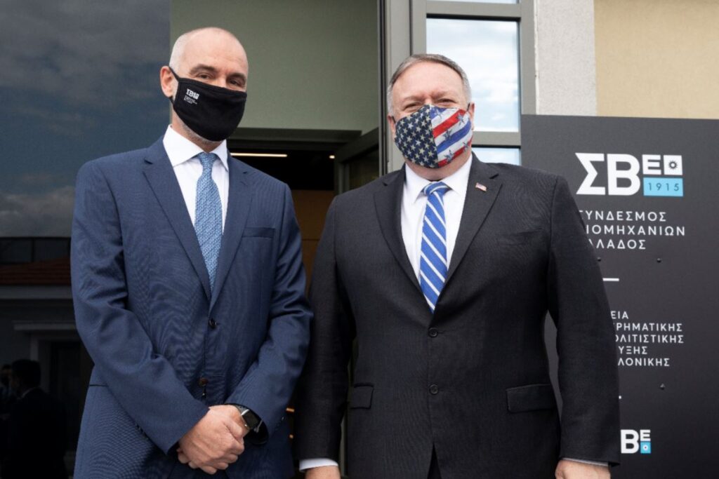 Επίσκεψη Υπουργού Εξωτερικών των ΗΠΑ, κ. Mike Pompeo, στη Θεσσαλονίκη - Ο Mike Pompeo και η Αμερικανική Πρεσβεία στα νέα γραφεία του ΣΒΕ Επίσκεψη Υπουργού Εξωτερικών των ΗΠΑ, κ. Mike Pompeo, στη Θεσσαλονίκη - Ο Mike Pompeo και η Αμερικανική Πρεσβεία στα νέα γραφεία του ΣΒΕ