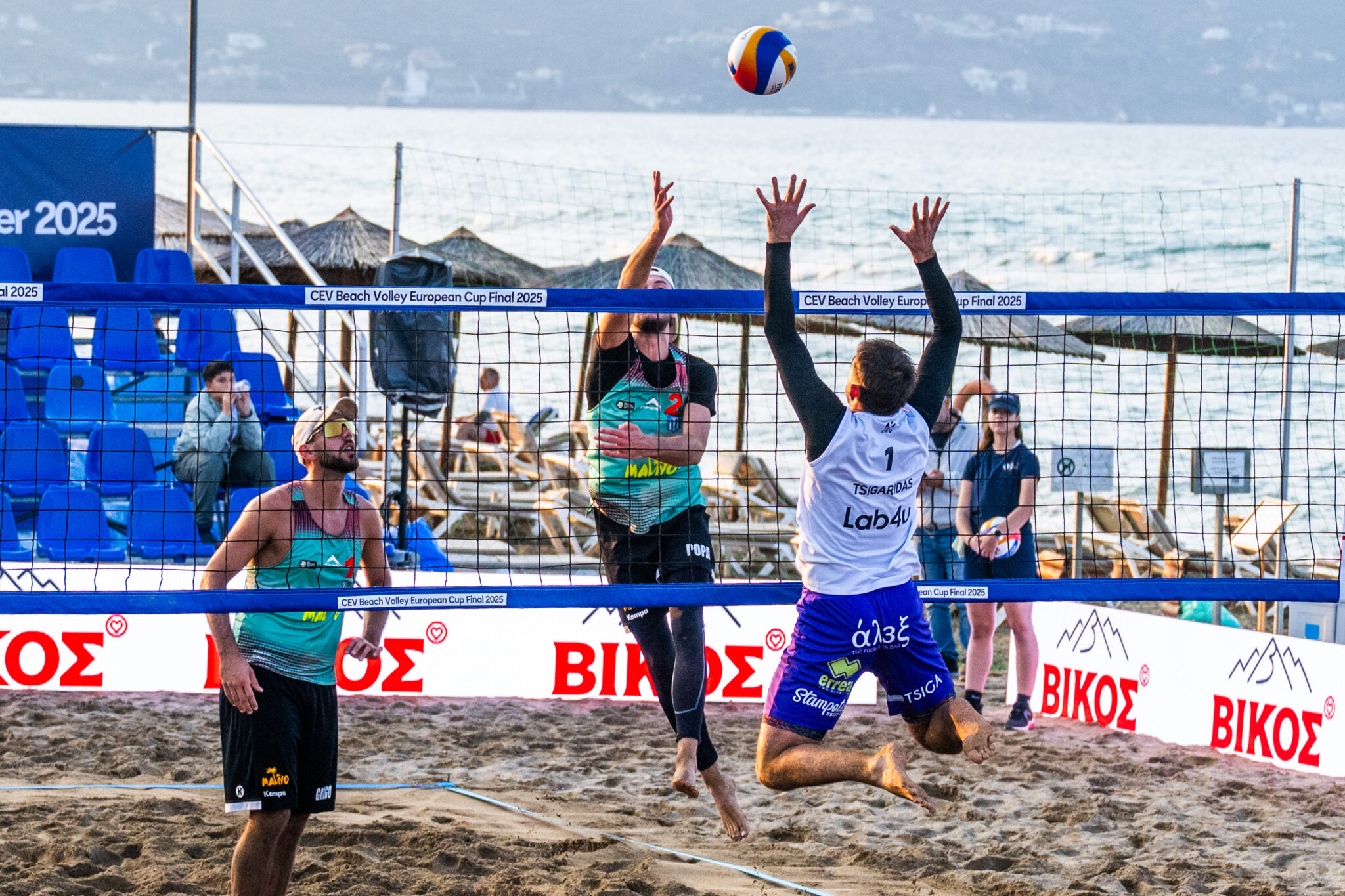 Το φυσικό μεταλλικό νερό ΒΙΚΟΣ ο Official Water Partner στο CEV Beach Volley European Cup Final 2025