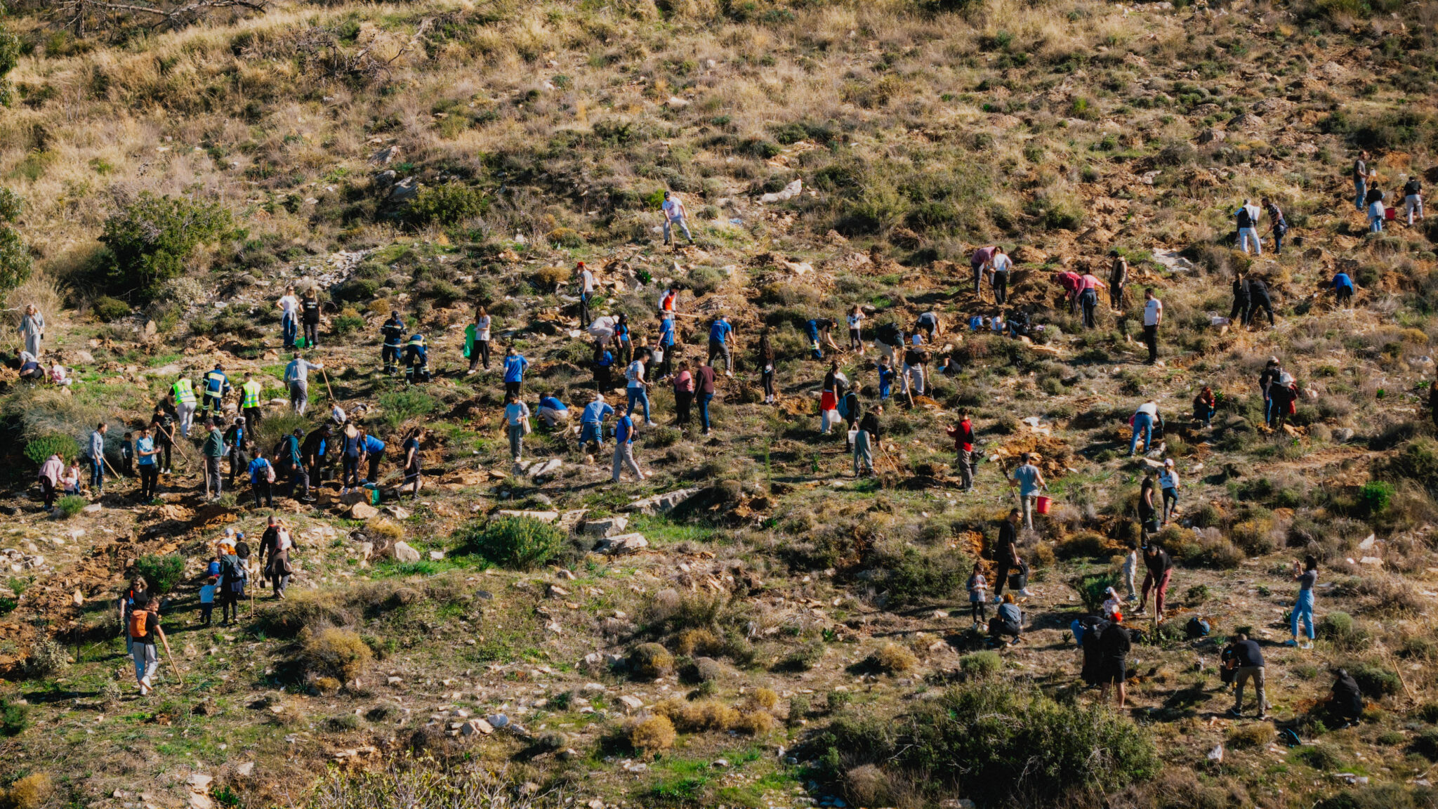 Φυσικό μεταλλικό νερό ΒΙΚΟΣ & we4all: 1.000 νέα δενδρύλλια στην 6η Πανελλήνια Εθελοντική Φύτευση