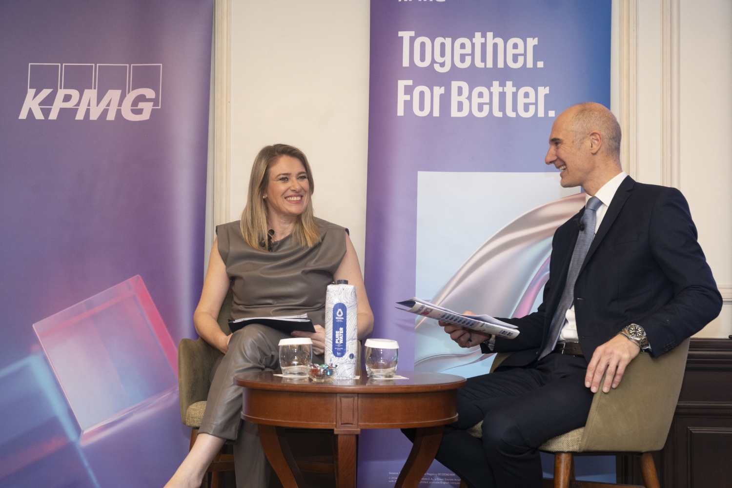 100 + κορυφαία στελέχη του ασφαλιστικού κλάδου συμμετείχαν στην εκδήλωση για την παρουσίαση της 15ης Ετήσιας Έκθεσης για την Ιδιωτική Ασφαλιστική Αγορά που πραγματοποίησε η KPMGστην Ελλάδα με τίτλο “The Future of Insurance”.