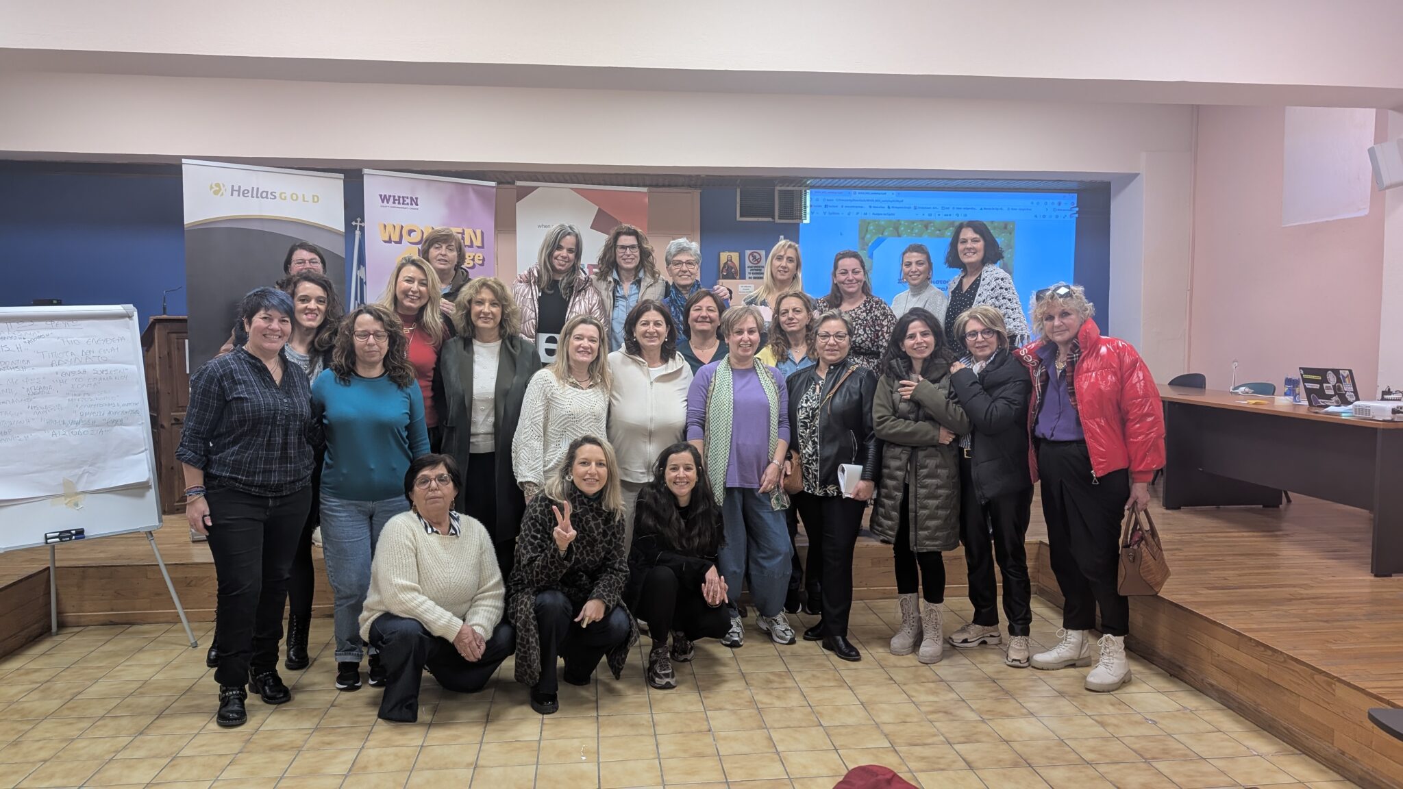 Ελληνικός Χρυσός και WHEN: Ολοκληρώθηκαν τα προγράμματα «Women 4 Change» και «Girls 4 Change»